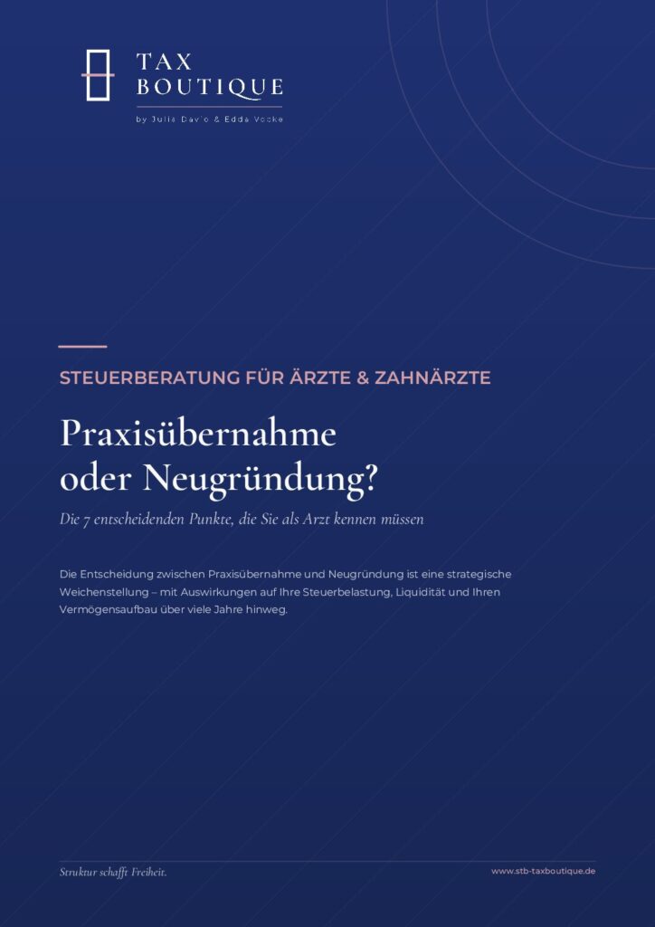 Praxisübernahme oder Neugründung?
