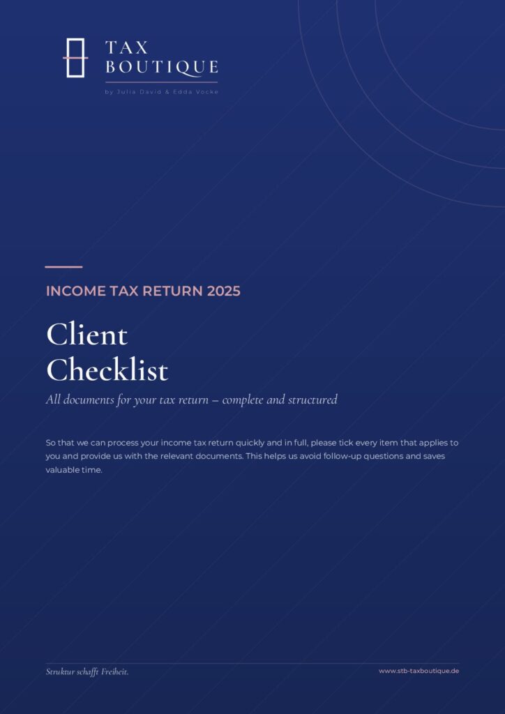 Client Checklist (English)