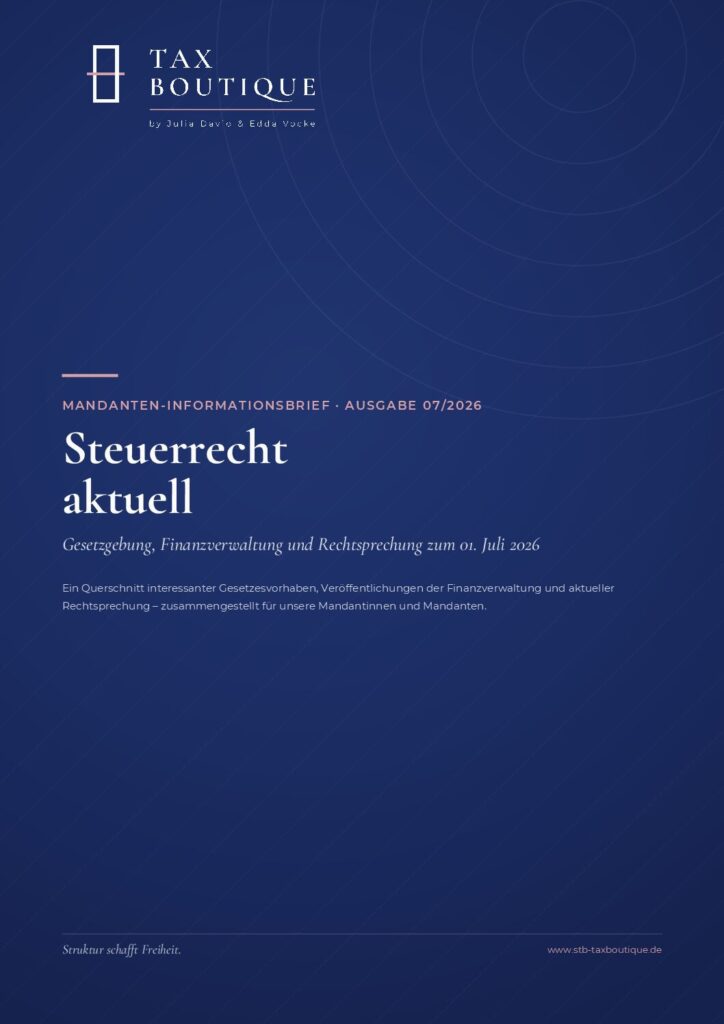 Mandanteninformationsbrief